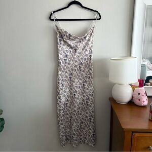 SHEIN - Mod Ditsy Floral Print Split Thigh Cami Dress